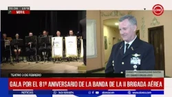 Gala por el 81º aniversario de la Banda de la ll Brigada Aérea