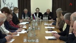 A working meeting between representatives of the Civic Chamber of the Republic of Abkhazia and th...