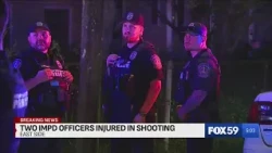 Two IMPD officers injured in shooting