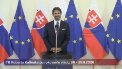 Robert Kaliňák po rokovani vlády 26.8.2026