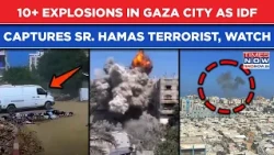 10+ Explosions In Gaza City as IDF Drops Munitions At Al-Kateeba| On Cam- Hamas Terrorist Captured