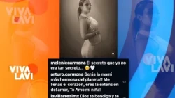 Melenie Carmona hace público su embarazo | Vivalavi