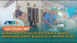 Homes Destroyed by Earthquake, West Manggarai Resident Opens Kiosk Amid the Rubble