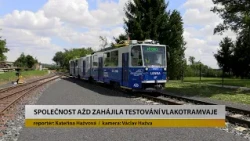 DĚTENICE: Společnost AŽD zahájila testování vlakotramvaje