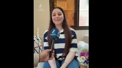 لقاء مع الطالبة تاليا حداد الحاصلة على المرتبة الأولى في شهادة التعليم الأساسي#خاص#شام_إف_إم