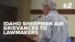 Idaho sheepmen share feelings of state and federal betrayal to lawmakers