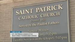Historic Memphis church blesses new tower, cross