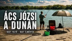 Ács Józsival a Dunán