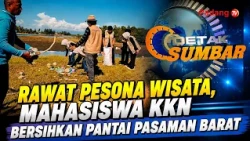 PRESERVING TOURIST CHARM, INTERNSHIP STUDENTS CLEAN UP WEST PASAMAN BEACH