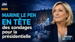 Marine Le Pen leading presidential polls