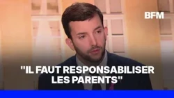 Colère lycéenne: "Il faut présenter la facture aux casseurs", juge Jean-Philippe Tanguy, député RN