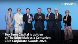 NEWS: Teo Seng Capital nabs the grand prize at The Edge Centurion Club Awards 2026