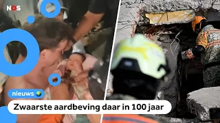 Baby rescued from rubble after earthquake in Venezuela