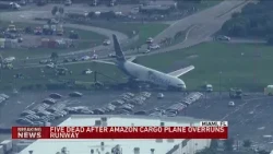At least 5 dead, 5 others injured after Amazon cargo plane barreled off runway at Miami airport