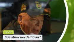 Afscheid stadionspeaker Rein de Vries van SC Cambuur | Sport