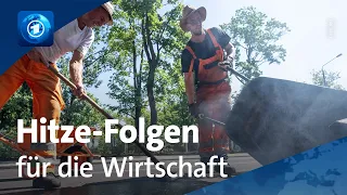 Warum die Hitze Deutschlands Wirtschaft so hart trifft