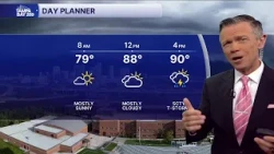 Latest weather forecast as scattered storms continue in the Tampa Bay area