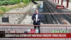Mayor Dutlulu Examined the Transformation at Ataturk City Park On-Site