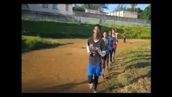 Youth long-distance athletes in Cienfuegos return to training