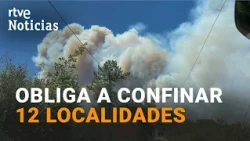 La Bisbal d'Empordà WILDFIRE forces LOCKDOWN of 12 TOWNS | RTVE News