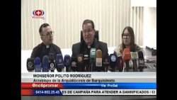 Monsignor Piloto Rodríguez reported structural damage to religious buildings in Lara state