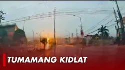 Kidlat, tumama sa center island sa Subic Bay Freeport