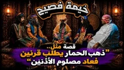 خيمة فصيح | القصة تبدأ من هنا… قصة مثل.. "ذهب الحمار يطلب قرنين فعاد مصلوم الأذنين"