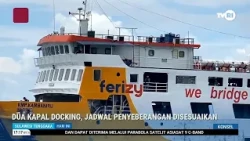 TWO FERRIES IN DOCK, CROSSING SCHEDULE ADJUSTED