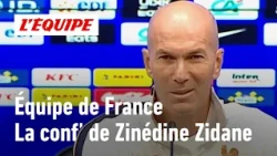 Zidane : "Je ressens une immense émotion d’être à la tête de cette équipe de France"