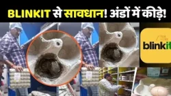 Food Safety : Blinkit के अंडों में मिले कीड़े! हेल्थ डिपार्टमेंट का छापा, आउटलेट पर बड़ा एक्शन