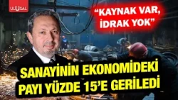 The danger of premature deindustrialization in Turkey! "Industry's share of the economy has falle...