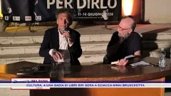 CULTURA  A UNA BADIA DI LIBRI IERI SERA A SCIACCA NINNI BRUSCHETTA
