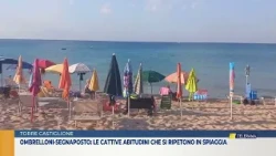 "Placeholder" umbrellas: the bad habits that keep happening at the beach
