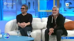 Trotsky and Mariano Martínez celebrate together at the Teatro de Verano
