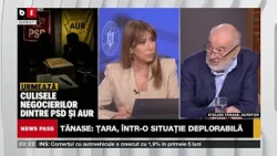 NEWS PASS. TĂNASE: BOLOJAN, un politician REALIST/GRINDEANU a rămas în anii 90,un POLITICIAN EXPIRAT