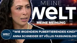 GERMANY: "Like some teenager going through puberty!" Anna Schneider is completely stunned!