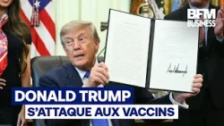 L'OMS "inquiète" après un nouveau décret de Donald Trump liant vaccin et autisme