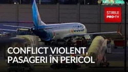 Footage from the plane that escaped a jihadist attack. Pilot stabbed his colleague