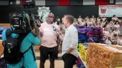 Titus O'Neil's Bullard Family Foundation packs 30,000 backpacks for annual back-to-school bash