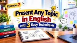 Present Any Topic in English with 3 Easy Techniques- Episode-7 | Communication Skills | Subhavaartha