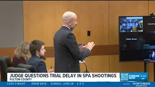 Judge concerned about another delay request in accused metro Atlanta spa shooter's case