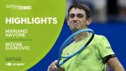 Navone vs Djokovic | US Open 2026 First Round Highlights