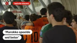 Disappointed Dutch fans in Mexico
