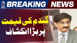 Wheat Support Price Pakistan | Flour Crisis | Murad Ali Shah Statement | Economy Update - Aaj News