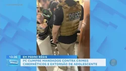 PC cumpre mandados contra crimes cibernéticos e extorsão de adolescente