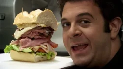 Adam Richman Takes On The Legendary Dagwood Challenge | Man V Food With Adam Richman