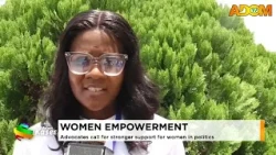 Women Empowerment: Advocates calls for stronger support for women in politics (11-09-26)