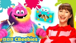 Fun and Silly Crafts for Kids! | Monster Makes | CBeebies 🎨👾