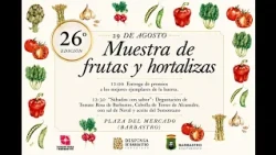 The 26th Barbastro Fruit and Vegetable Exhibition 2026