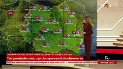 METEO. Temperaturile cresc ușor, iar spre seară vin alte averse
